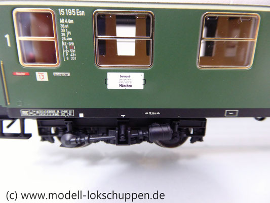 Märklin 43930 H0 Schnellzugwagen der DB 1./2. Klasse AB4üm-63 der DB     3