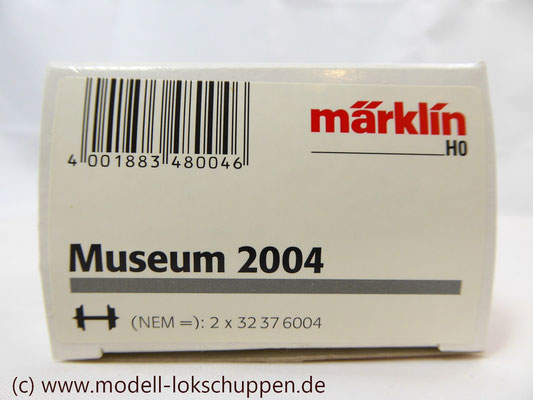 Märklin H0 Museumswagen 2004 -Kesselwagen "Göppinger Sauerbrunn" ein MAN SIH6-Schwerlastwagen