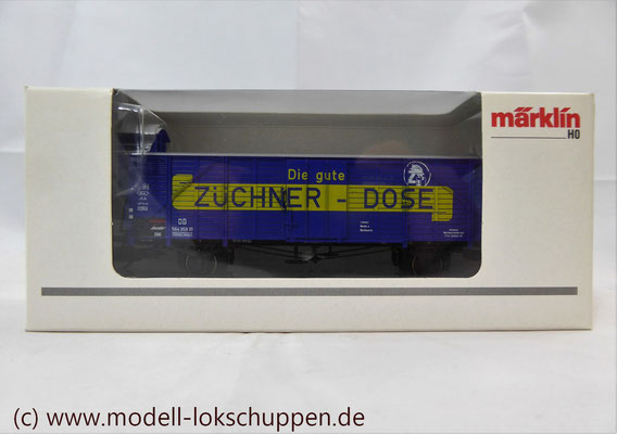 Insider-Wagen 2000: Gedeckter Güterwagen „Züchner-Dose“ /  Märklin 46159    2