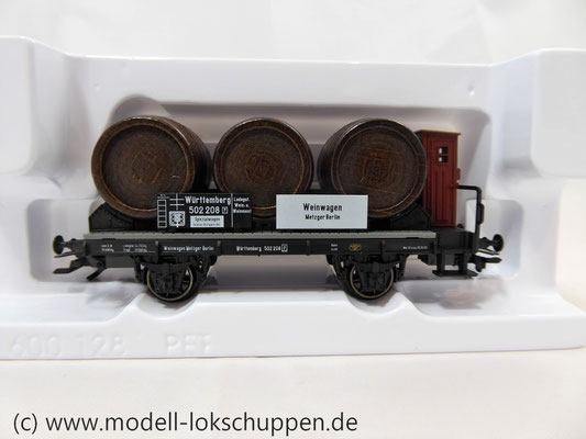 Märklin 46743  Weinfasswagen mit Bremserhaus der K.W.St.E.      3