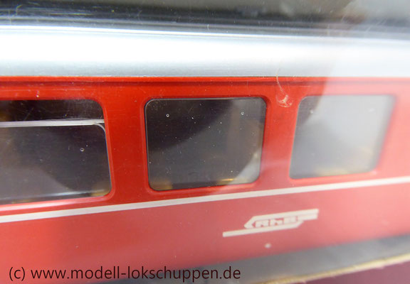 Bemo 3256 126 - Personenwagen 1/2 Klasse - Ew I BB - Signet - AB 1546 - Bernina Bahn - RhB - H0m - Kurze Ausführung