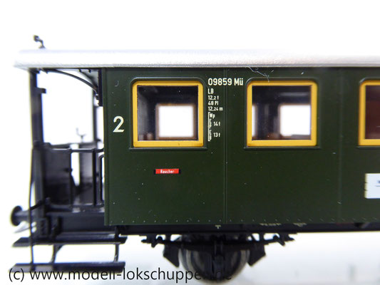 Märklin 43010 Nebenbahnwagen 2Kl. DB Epoche 3 grün H0     6