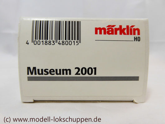 Märklin 48001 Museumswagen 2001 Schuler mit Gusspresse 