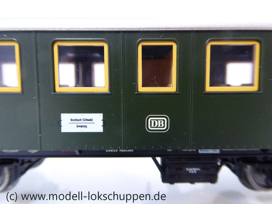 Märklin 43010 Nebenbahnwagen 2Kl. DB Epoche 3 grün H0     7