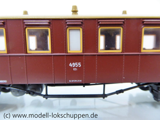 4211 Märklin Schnellzugwagen 3.Klasse der K.W.St.E / Plattformwagen