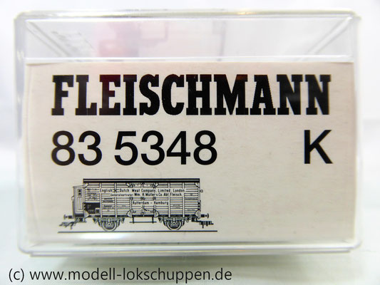 Fleischmann 835348 DRG II Gk "Hannover" Kühlwagen mit Bremserhaus "English & Dutch Meat Company"