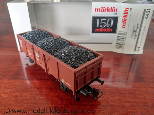 Märklin 4431 Güterwagen El-u 061 mit Steinkohle-Schüttgut
