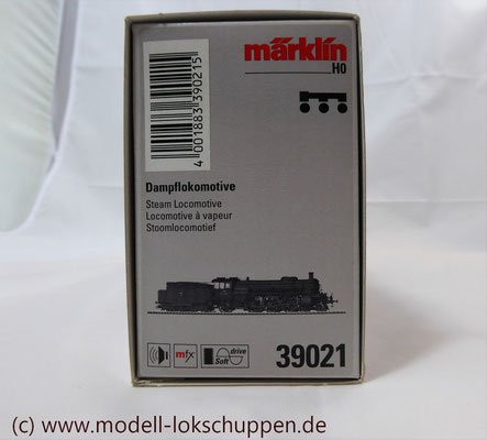 Schnellzuglokomotive Serie IVh der Gr.Bad.Sts.E. / Märklin 39021 MHI 2008    1