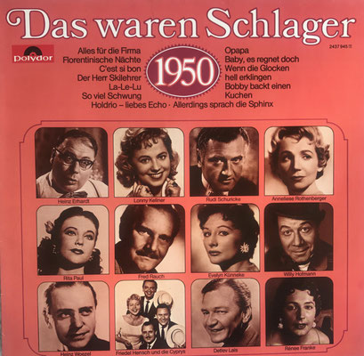 Das waren Schlager - 1950, u.a. mit Heinz Erhardt, LP