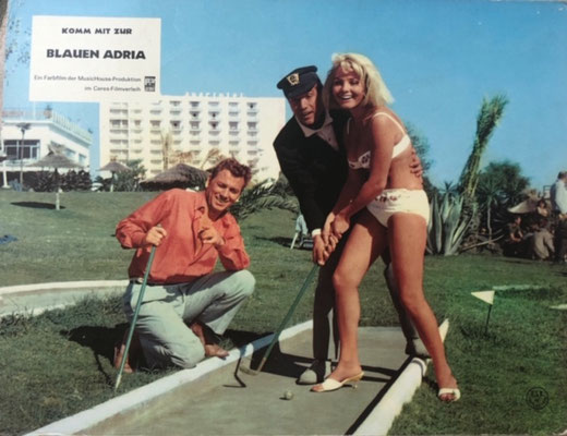 original Kinoaushangfoto, Komm mit zur blauen Adria