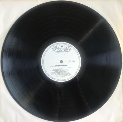 Informationsplatte, u.a. mit Heinz Erhardt, LP