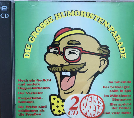 Die große Humoristen Parade, u.a. mit Heinz Erhardt (2 CD)