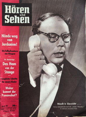 Hören & Sehen, Titelseite