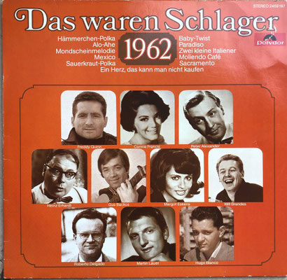 Das waren Schlager - 1962, u.a. mit Heinz Erhardt, LP