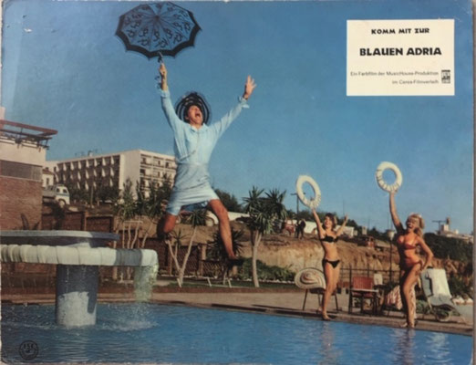 original Kinoaushangfoto, Komm mit zur blauen Adria