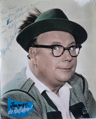 originales Aushangfoto, signiert von Heinz Erhardt