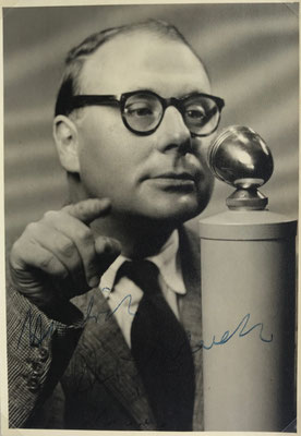 Heinz Erhardt, signiertes Agfa Echt Foto