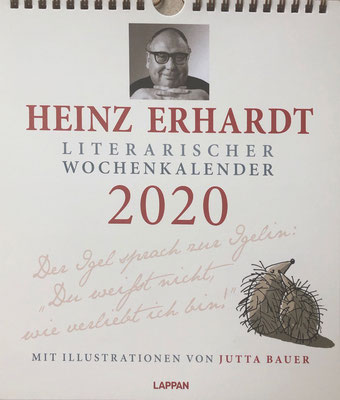 Heinz Erhardt - literarischer Wochenkalender 2020, Jutta Bauer