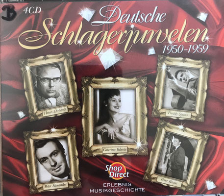 Deutschle Schlagerjuwelen 1950-1959, u.a. mit Heinz Erhardt (4 CD)