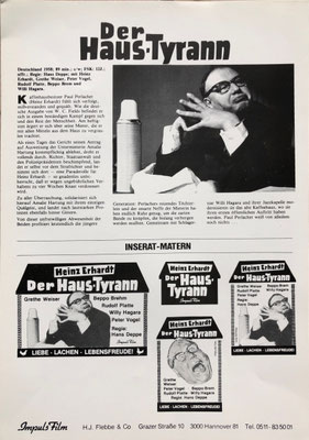 Filmwerbung, Inserate