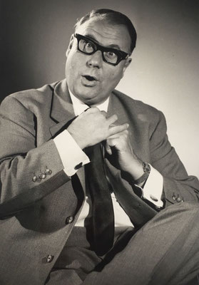 Pressefoto Heinz Erhardt, Freddy und der Millionär