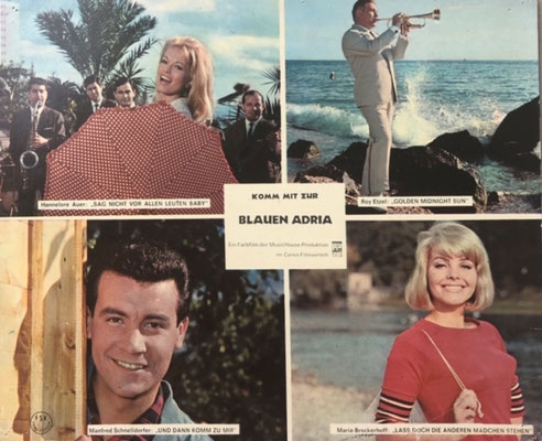 original Kinoaushangfoto, Komm mit zur blauen Adria