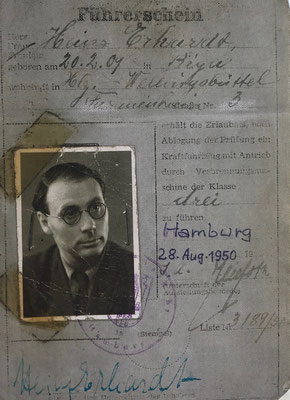 Führerschein von Heinz Erhardt