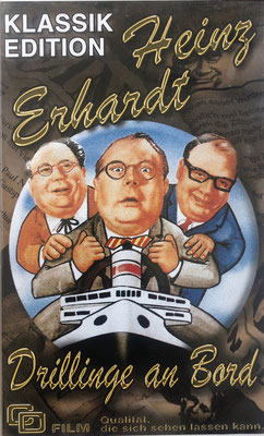 Heinz Erhardt, Drillinge an Bord, Klassik Edition, CD Film (Hartbox)