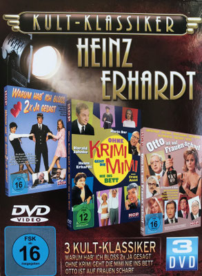 Heinz Erhardt, Ohne Krimi geht die Mimi nie ins Bett, DVD Box, Karton-Box