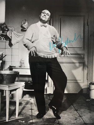 Pressefoto, signiert von Heinz Erhardt
