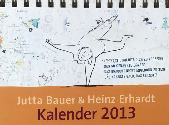 Jutta Bauer & Heinz Erhardt, Kalender 2013