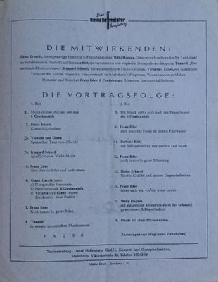 Buntes Programm