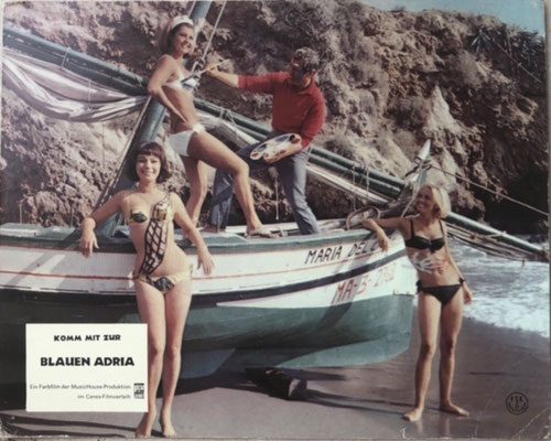 original Kinoaushangfoto, Komm mit zur blauen Adria