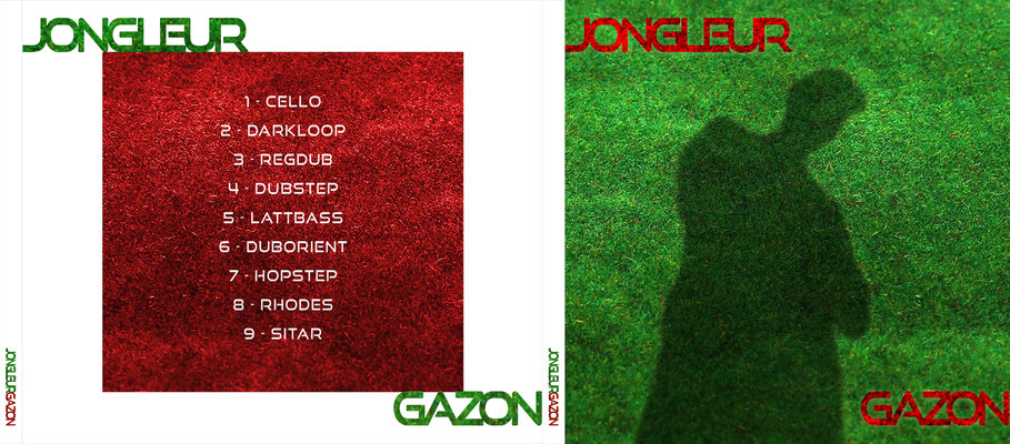 Jongleur - Album "Gazon" - Electro groove : pochette CD 