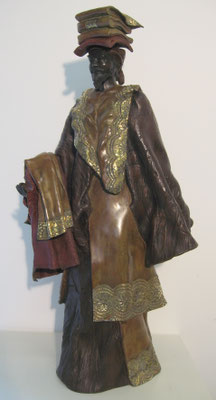 MARCHE DE NOUAKCHOTT            Bronze et patine Fonderie DELVAL  N° 2/8   DISPONIBLE A LA VENTE