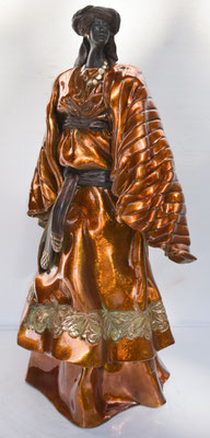 LA GITANE   Bronze Fonderie VENTURI   Patine Laque Paul BECKRICH  n° 6/8  DISPONIBLE A LA VENTE