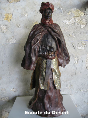 ECOUTE DU DESERT  Patine Fonderie Delval      reste 9 tirages    possibilité commande