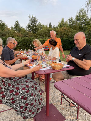 Les tables d'hôtes en terrasse