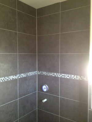 Mosaik in Dusche