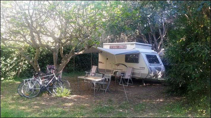 Camping Six fours les plages : Emplacement Figuier