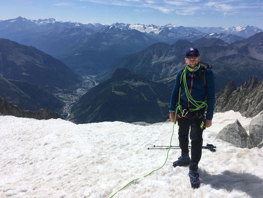 Au Col de Toule avec Courmayeur en vallée