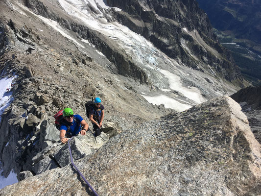 France ou Italie ? Escalade sur le fil de l'arête frontalière