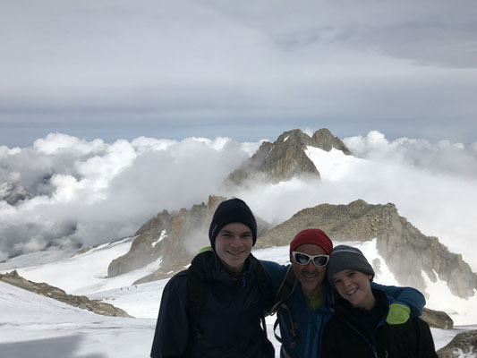 Avec Corentin et Guillaume, pris en photo par Nicolas