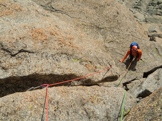 Dominique dans la superbe longueur du "Laminoir"