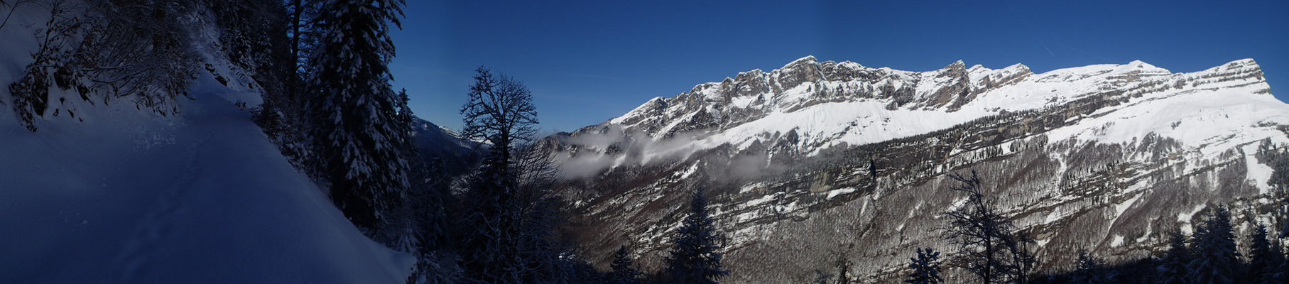 Petite partie du panorama en montant
