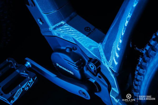 Die 90 Nm Panasonic GX Ultimate Antriebseinheit am Kellys E-MTB