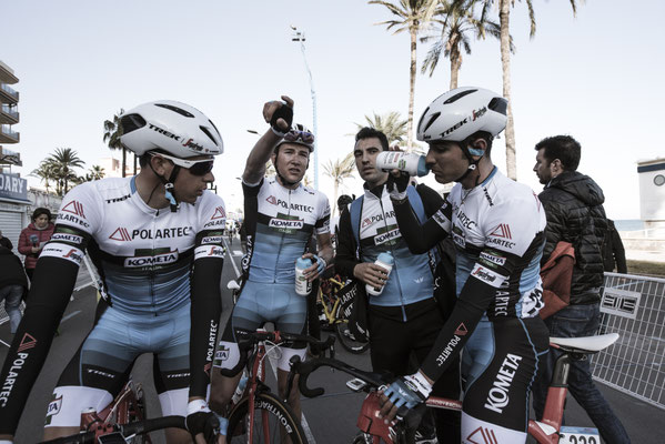 Das Polartec-Kometa Continental Team bei der Vuelta in Valencia / ©AlessandroBelluscio