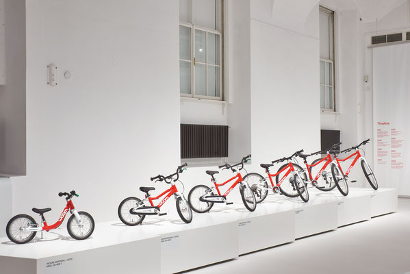 MAK Ausstellungsansicht, 2023 SAMMELN IM FOKUS 9: woom bikes MAK Forum © MAK/Georg Mayer 