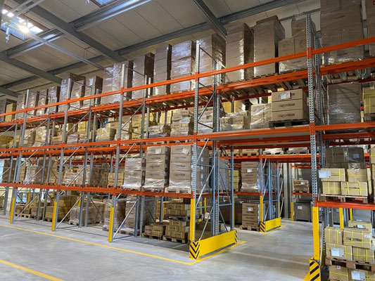 Das ergotec Logistik-Team konnte den langerwarteten Lagerneubau in Betrieb nehmen