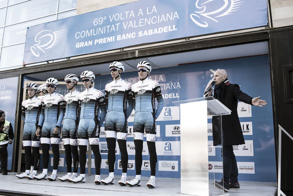 Das Polartec-Kometa Continental Team bei der Vuelta in Valencia / ©AlessandroBelluscio